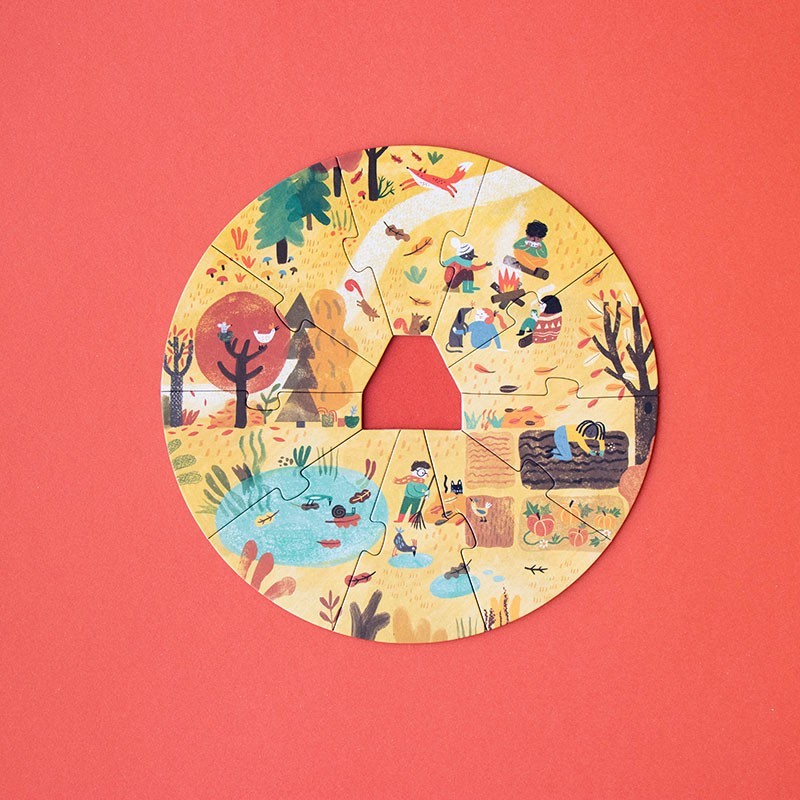 4 estaciones y una casita de madera